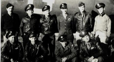 Lt. Milton Sherman and crew